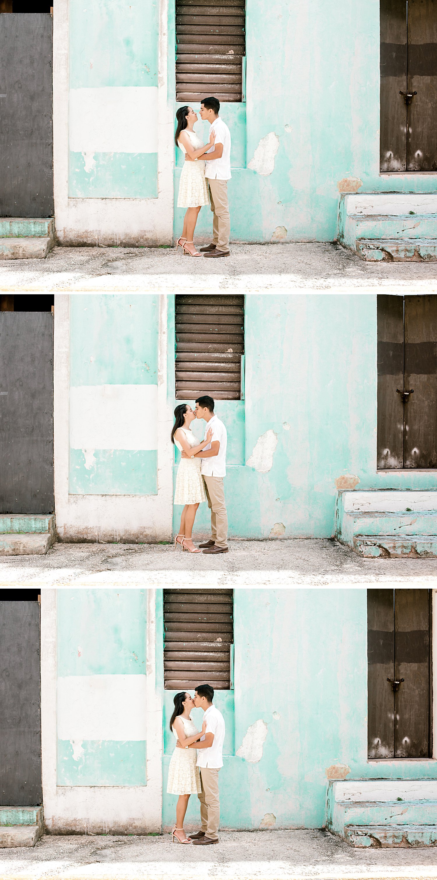 Engagement portrait session in San Juan, Puerto Rico.