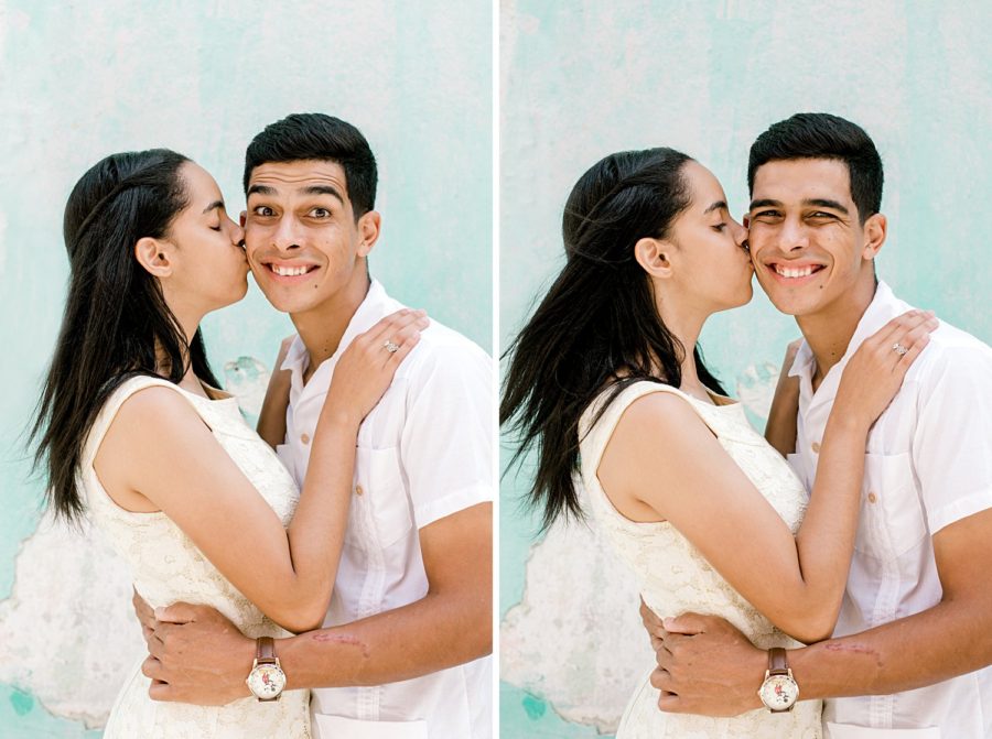 Engagement portrait session in San Juan, Puerto Rico.