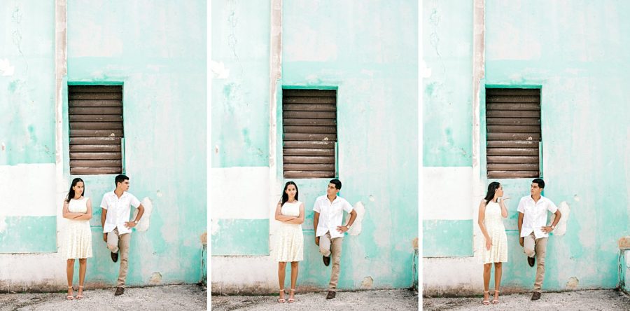 Engagement portrait session in San Juan, Puerto Rico.