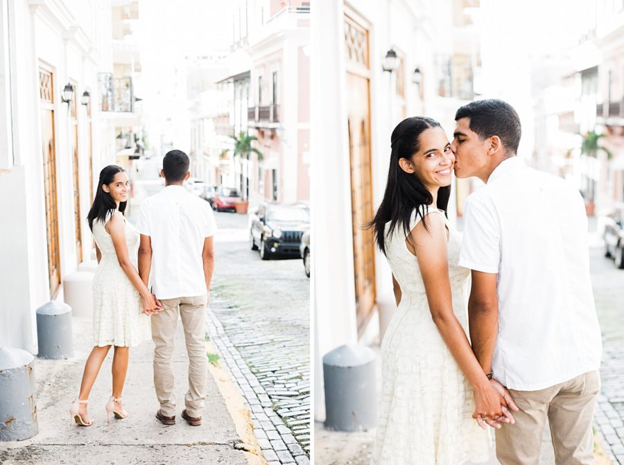 Engagement portrait session in San Juan, Puerto Rico.