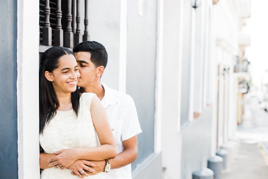 Engagement portrait session in San Juan, Puerto Rico.