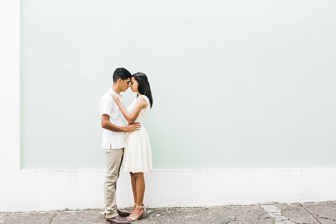 Engagement portrait session in San Juan, Puerto Rico.