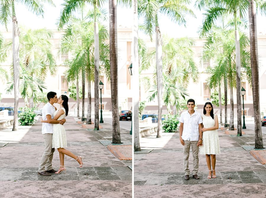 Engagement portrait session in San Juan, Puerto Rico.