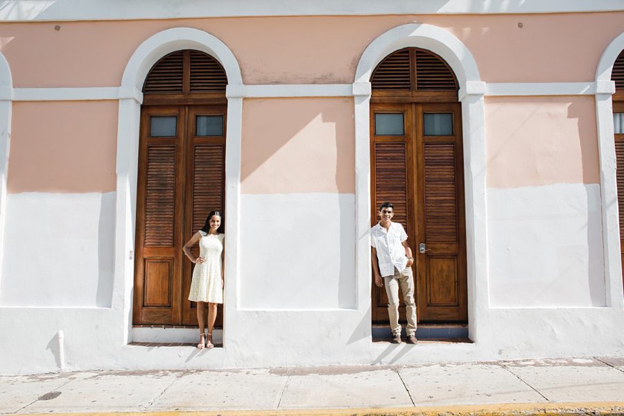 Engagement portrait session in San Juan, Puerto Rico.