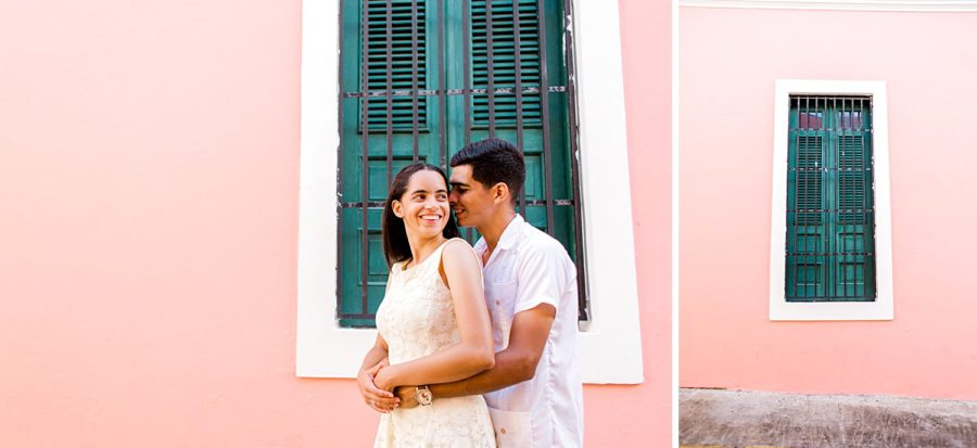 Engagement portrait session in San Juan, Puerto Rico.