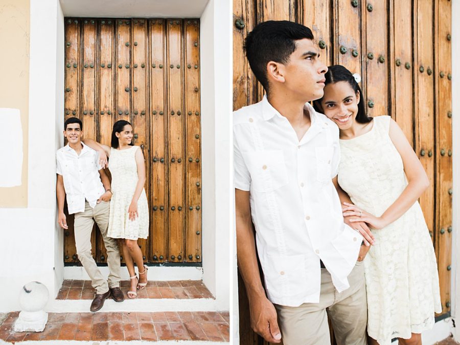 Engagement portrait session in San Juan, Puerto Rico.