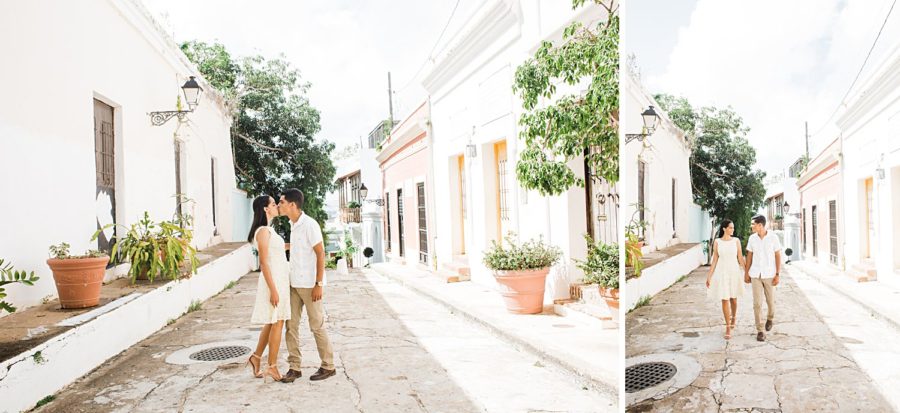 Engagement portrait session in San Juan, Puerto Rico.