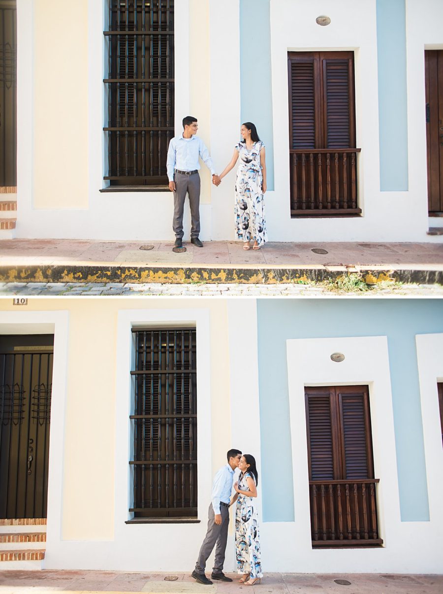 Engagement portrait session in San Juan, Puerto Rico.