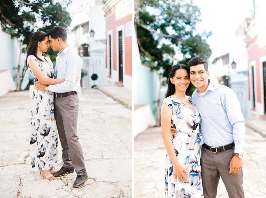 Engagement portrait session in San Juan, Puerto Rico.