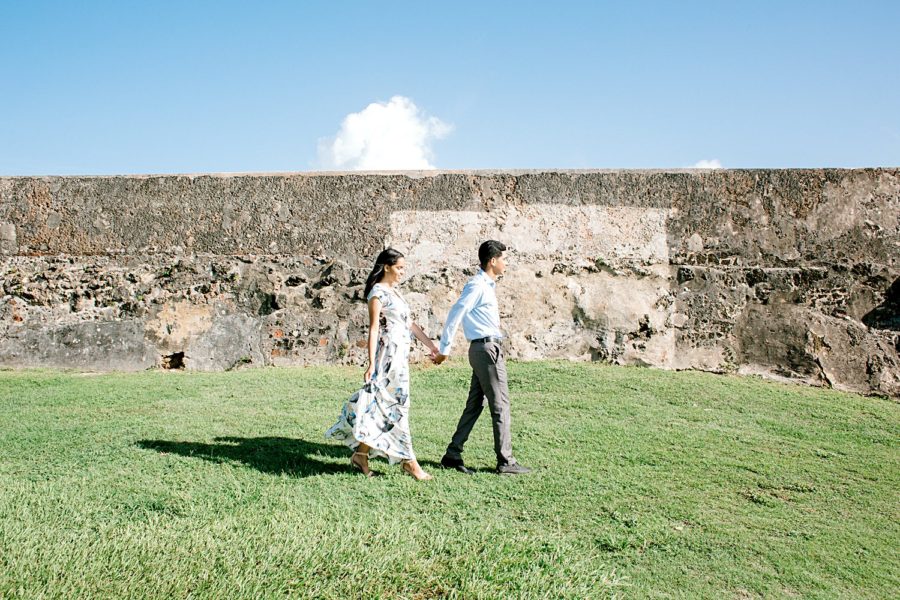 Engagement portrait session in San Juan, Puerto Rico.