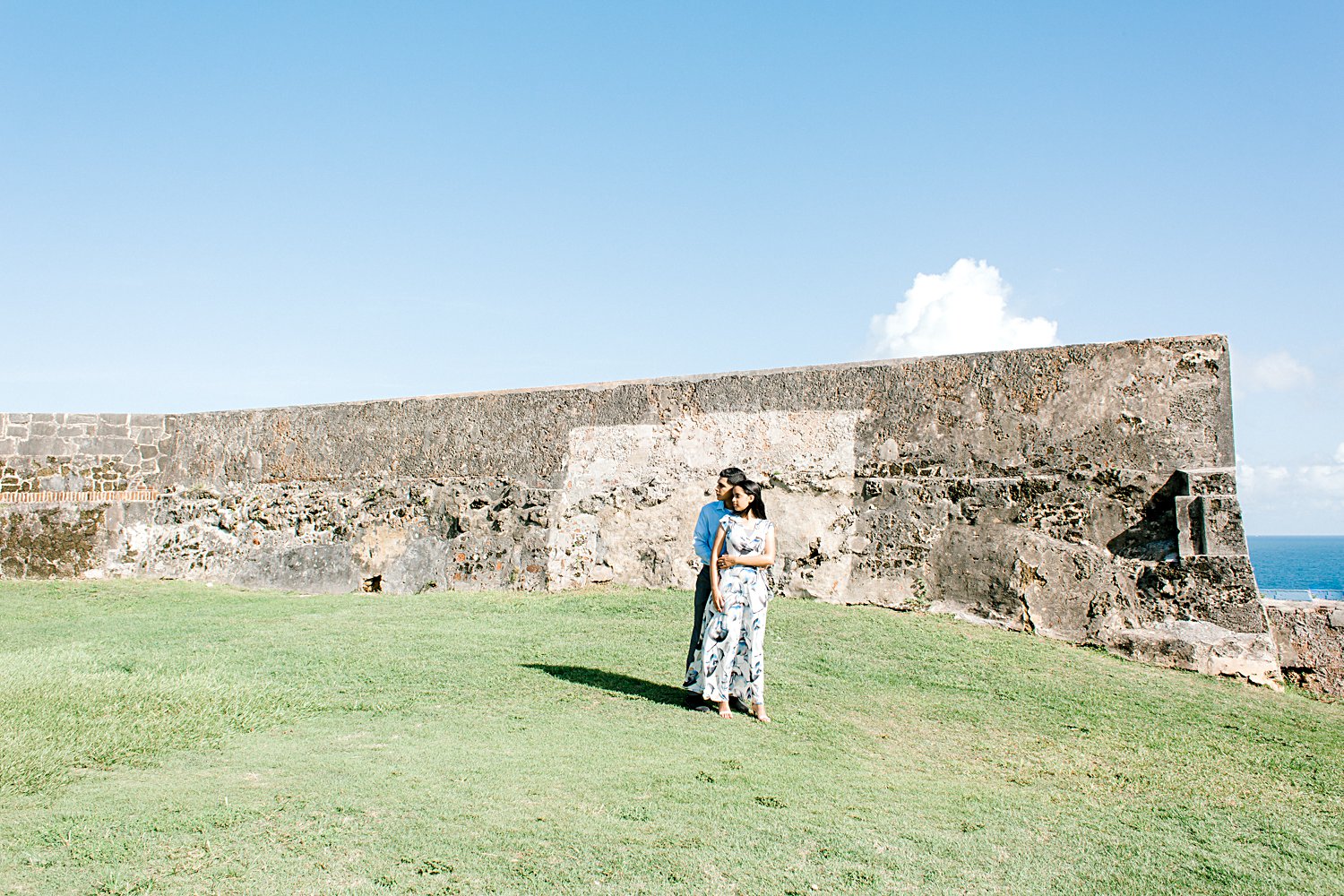 Engagement portrait session in San Juan, Puerto Rico.